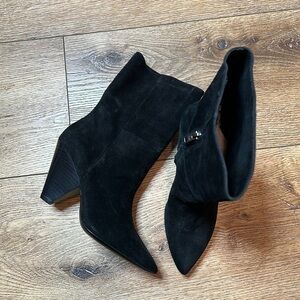 ASH Black Suede Ankle Boots Size 37/6